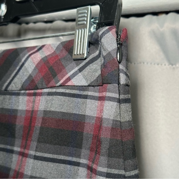 Ann Taylor Loft Petites Dark Academia Preppy Britney Spears Plaid Skirt Size 6P - Picture 5 of 11